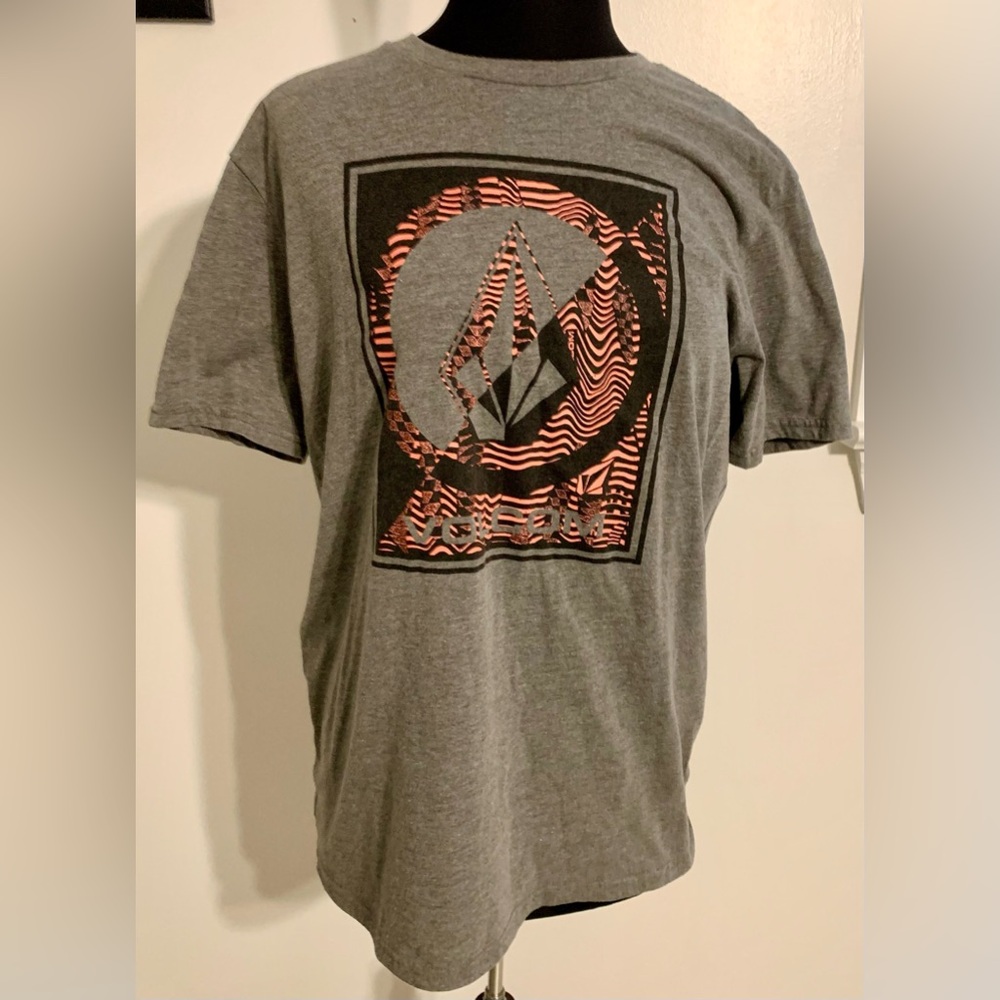 Volcom t-shirt grey men’s large skate shirt
